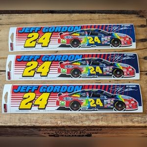 1998 NASCAR Bumper Stickers Jeff Gordon Bundle